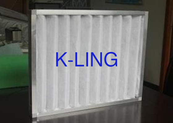 Aluminium Jaring Melindungi Jaring Pleiated Panel Filter Udara untuk Kinerja Lama