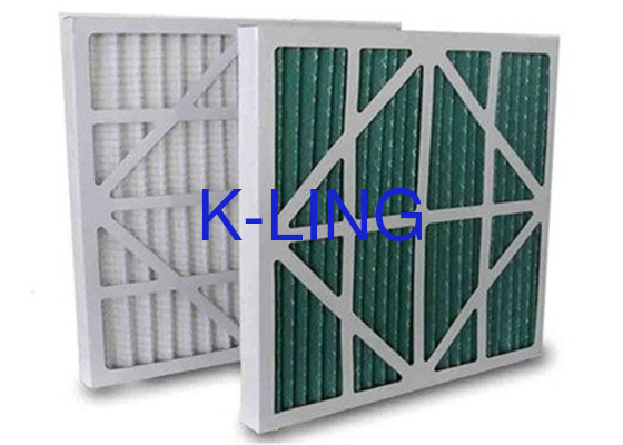 Aluminium Jaring Melindungi Jaring Pleiated Panel Filter Udara untuk Kinerja Lama