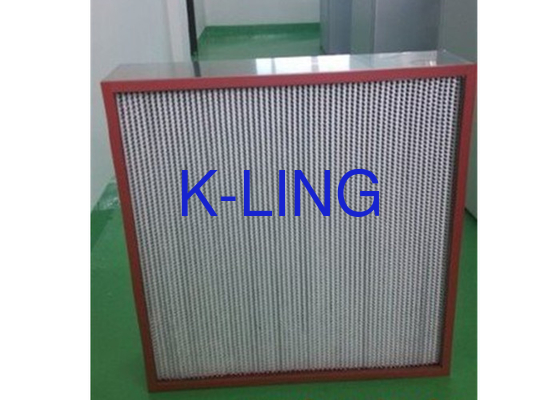 Mini Filter Udara Pleated Dengan Efisiensi 99,9995% Customzied Ukuran Dan Frame
