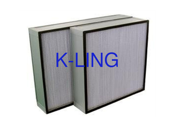 ULPA Filter dengan Aluminium Alloy Frame dan Liquid Jelly Glue Seal