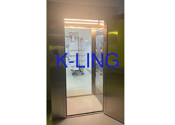 PLC Controlled Interlock System Air Shower / Kamar Air Shower Dengan LED