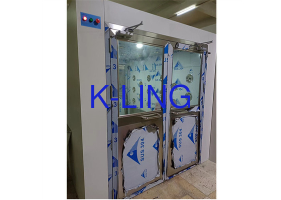 LED Light Customized Air Shower Tunnel Dengan Sistem Interlock Dan Filter HEPA