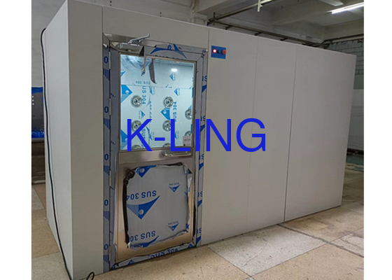 Lampu UV Dan Lampu LED Kamar Bersih Air Shower Tunnel Dengan Ukuran Disesuaikan