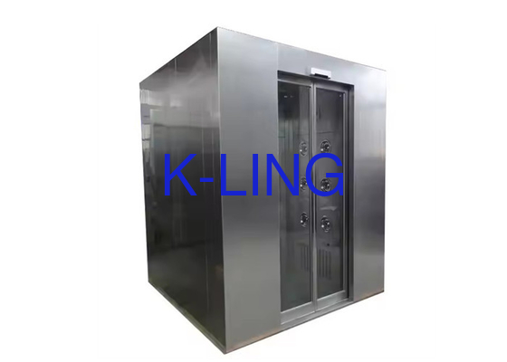 220V/50Hz Power Supply Customized Type Airflow Air Shower Dengan Pintu Geser Otomatis