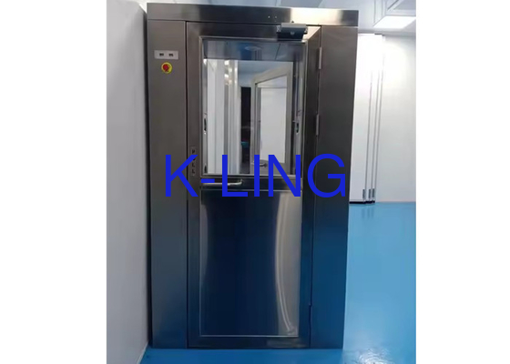 H13/H14 Filter Udara Otomatis Bertiup Manul Swing Door Air Shower 220V/50Hz