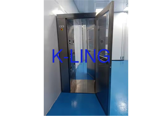 H13/H14 Filter Udara Otomatis Bertiup Manul Swing Door Air Shower 220V/50Hz