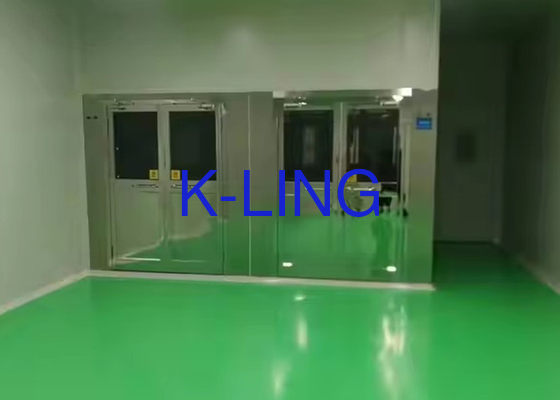 Otomatis Masuk Air Shower Dengan Lampu LED / Swing SS Frame Kaca Pintu