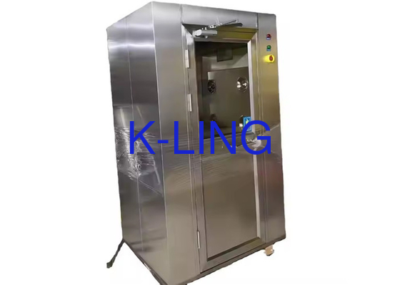 220V LED Stainless Steel Air Shower Purification System Dengan Kontrol Mikrocomputer