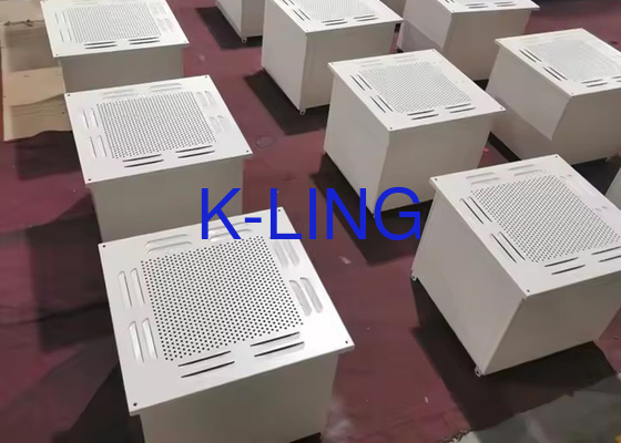 200 CFM Hepa Filter Box Dengan 110V / 220V Power Supply Powder Coated Steel Frame