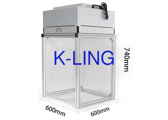 Kelas 100-100000 Softwall Clean Room Dengan Frame Disesuaikan H14 HEPA Filter