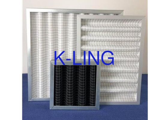 Disesuaikan Pre Filter Pleated Dengan 96mm Kehalusan Dan Custom Metal Frame