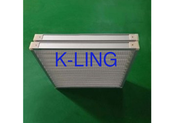 Efisiensi Pembersih Udara Panel Pleated Filter 46mm/96mm G4 Rating 5um Porositas