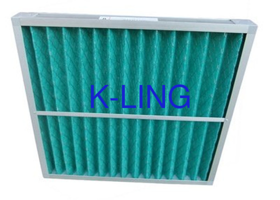 G4-F9 Filter Aluminium Pleated Panel Filter Udara 32-120°F Kisaran suhu