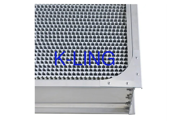 ULPA Grade Aluminium Alloy Framed Air Purifier Filter Dengan Filtrasi Serat Kaca