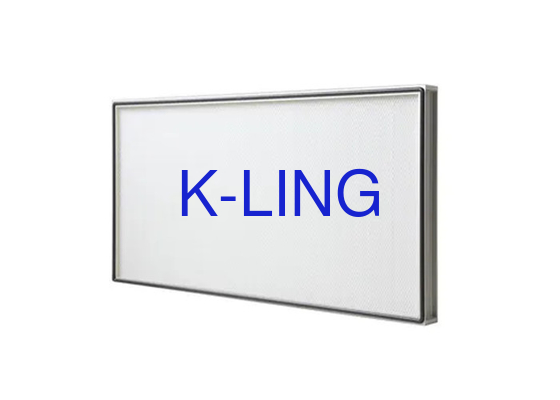 U15 Efisiensi Filter Udara Pleated Serat Kaca Mini Hepa Ulpa Hot Melt Seal