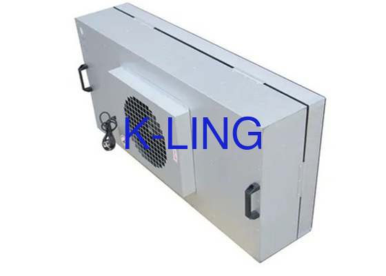 Unit Filter Kipas Industri 650 X 650 X 350mm Putih Untuk Lingkungan Terkontrol