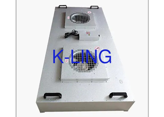 Unit Filter Kipas Industri 650 X 650 X 350mm Putih Untuk Lingkungan Terkontrol