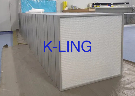 1220*610*70mm Mini-Plated HEPA Filter Disesuaikan Untuk Filtrasi Grade