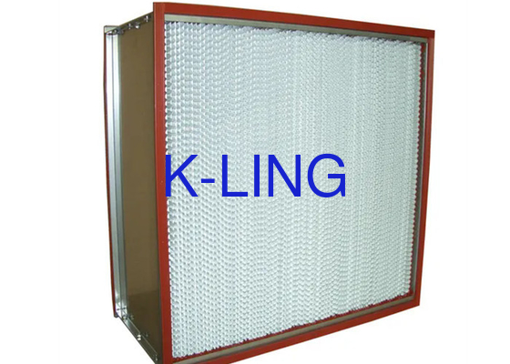 Hepa Filter 99,995% 0.3um HEPA Air Filter dengan AB Glue Seal dan High Temper Resistance