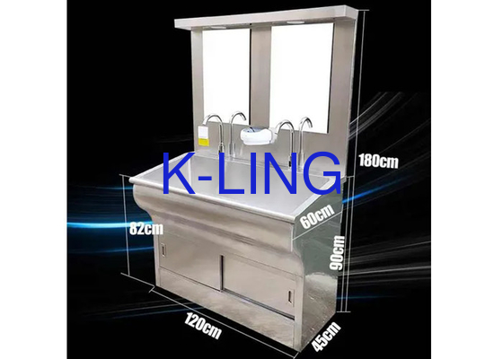 Sink cuci tangan medis yang disesuaikan untuk kebersihan tangan yang efektif dalam perawatan kesehatan