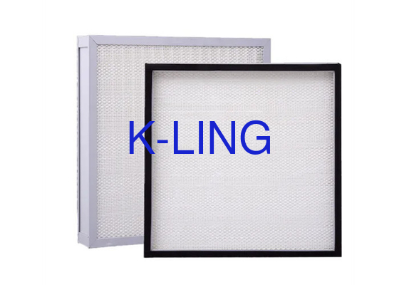 ULPA Filter Udara Filter Udara Efisiensi Tinggi Dengan Suhu Operasi Maksimal 80°C