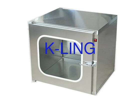 Cleanroom Pass Box Dengan Landing Dan Lifting Didukung Opsi Custom Dan Kunci Aksesoris