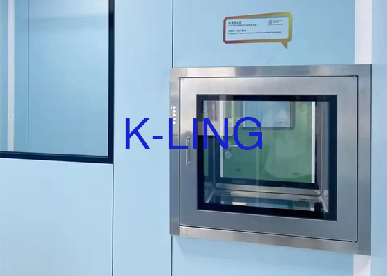 Elektronik Kunci Cleanroom Pass Box Untuk Proses Laser Dan 600 * 600 * 600mm Zona Kerja Internal