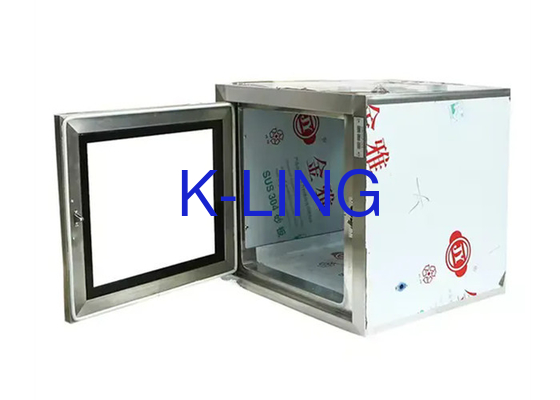 Kunci Cleanroom Pass Box Dengan Opsi Custom Didukung Dan Cahaya UV