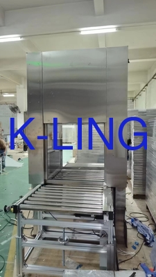 PLC Kamar Bersih Air Shower Pass-Through Dengan Otomatis Conveyor Line Untuk High-Tech Manufaktur