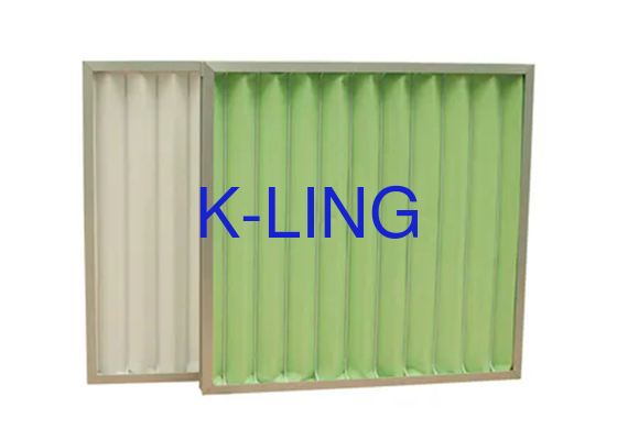 Performa tinggi Merv8 Merv11 Merv13 HVAC Deep Pleated Panel Furnace Air Filters HVAC Air Filters Untuk Unit AC