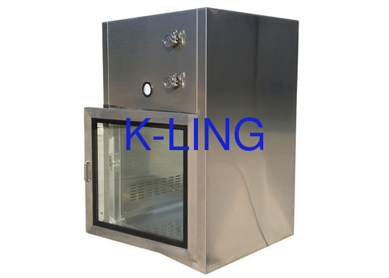 Kotak Stainless Steel 201 Air Shower Pass yang disesuaikan untuk GMP Workshop