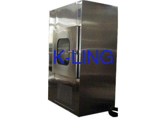 Kotak Stainless Steel 201 Air Shower Pass yang disesuaikan untuk GMP Workshop