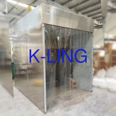 2000mm × 1800mm × 2570mm Dispensing Booth dengan Filter H13 F6 G3 Filtrasi Langkah dan F8.H13