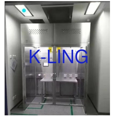 Stasiun aliran laminar stainless steel untuk penimbang bubuk H13 F6 G3 Langkah filtrasi