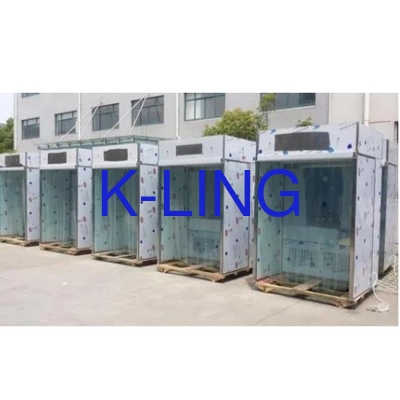 Stasiun aliran laminar stainless steel untuk penimbang bubuk H13 F6 G3 Langkah filtrasi