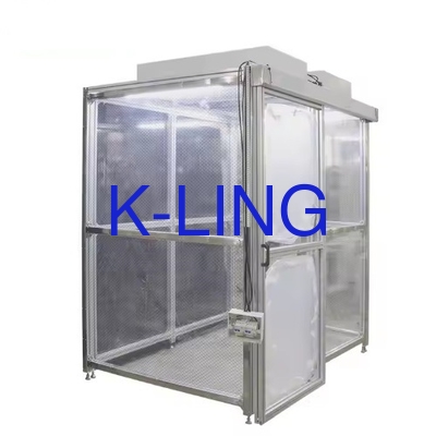 Ruang Bersih Softwall Asli dari GuangDong dengan Material Rangka Aluminium 4000x4000x2596mm