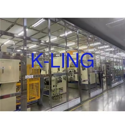 Mudah Dipasang Softwall Clean Room Kelas 10-10000 Kebersihan 0,45m/s Kecepatan angin