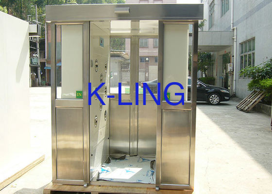 Air Shower Stainless Steel Kapasitas dengan Tombol Berhenti Darurat Kapasitas 1-2 Orang Frekuensi 50Hz/60Hz