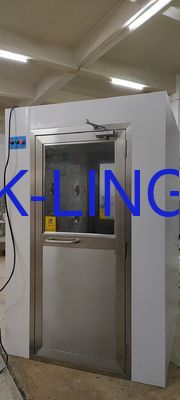 Microcomputer Control Stainless Steel Air Shower Module Type Assemble for Food Processing Hygiene and Sterilization (Module Air Shower Modul Kontrol Mikrokomputer dari Baja Berkualitas)