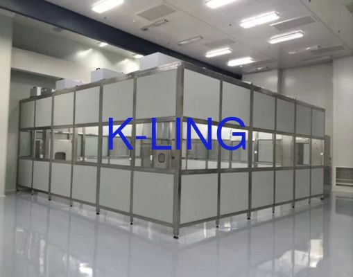 Modular Cleanroom System dengan 99,99% @ 0.3UM HEPA Filter, ukuran yang disesuaikan, dan ISO5/6/7/8 Purification Rank