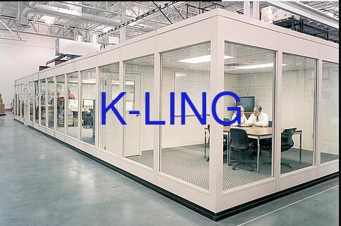 Modular Cleanroom System with ISO5/6/7/8 HEPA Filter 99.99% @0.3UM and Freestanding or Wall Mounted Installation