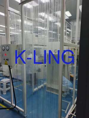 Ruang Bersih Modular Perakitan dan Pembongkaran Cepat dengan Kontrol Kelembaban Suhu 2P 5P dan Filter HEPA H14 99.99%@0.3um