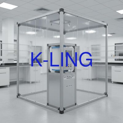 Ruang Bersih Softwall Ruang Bersih Modular dengan Kelas 1000/ISO5/ISO6/ISO7 Pembersihan berdiri sendiri atau dipasang di dinding dan HEPA Filter Dan Prefilter