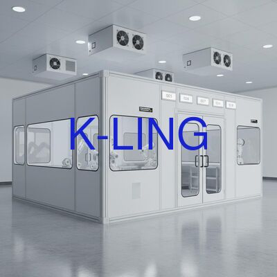 Ruang Bersih Modular dengan Sertifikasi ISO5/ISO6/ISO7/ISO8, Filter HEPA dan Prafilter, serta Lantai PVC Anti-statis untuk Manufaktur Dirgantara