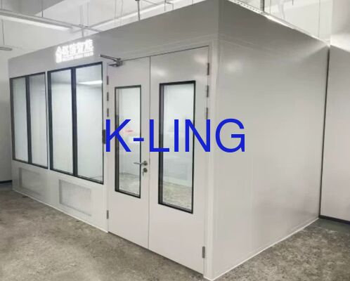 Unit Filter Kipas Terintegrasi Dengan Filter HEPA Ruang Bersih Modular Dengan Jendela Kaca Organik Vacuum Lembar Ganda yang Memberikan Kontrol Kontaminasi
