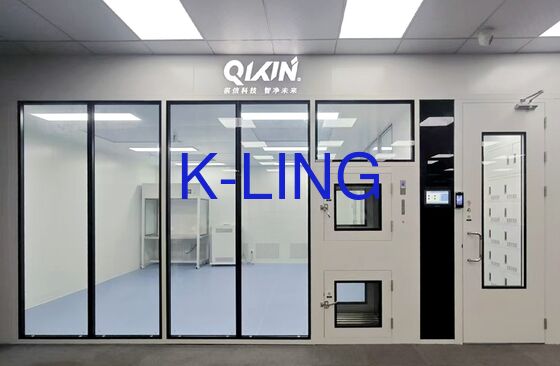 Sistem Cleanroom Modular dengan Filter HEPA Langit-langit Terintegrasi, Lantai Anti-statis, dan Tingkat Kebersihan ISO 5-8