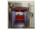 Pintu Kamar Mandi Cepat Bergulir PVC Udara Bersih Dengan Warna Putih / Merah Biru