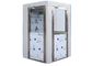 Ayunan Pintu Sudut Cleanroom Air Shower Otomatis Meniup Kompak Dan Suara Dalam Struktur