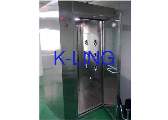 99.99% ULPA Filter Kamar bersih Air Shower dengan LED Display dan bahan SUS 304