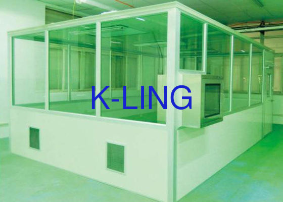 Kelas100-Kelas100000 Modular Cleanroom dengan Unit Filter Fan (FFU) dan Softwall Cleanroom Bahan Anti-statis